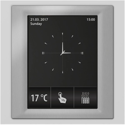 ELKO EP RF Touch-W Сензорно устройство за управление Алуминий Сив-металик Слонова кост (RFTW-AAL-BMG-CIV)