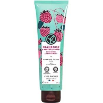 Yves Rocher BAIN NATURE Ексфолиант за тяло Малина и мента 150 ml