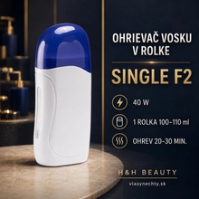 SINGLE F2 40W Ohrievač depilačného vosku V ROLKE BIELA