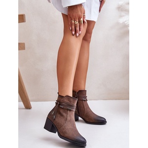 Step in style Дамски боти с ток модел 201545 Step in style