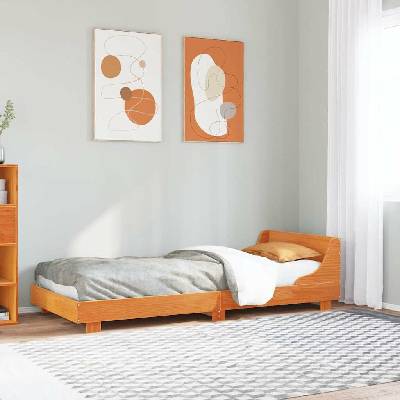 zahrada-XL 850751 Postel bez matrace voskově hnědá masivní borovice