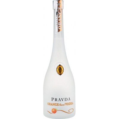 Pravda Vodka Orange 37,5% 0,7 l (čistá fľaša)