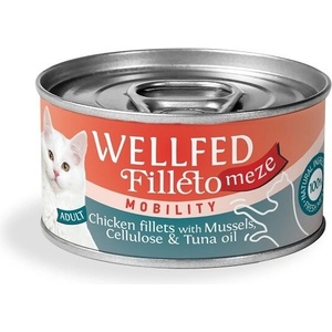 WELLFED Гурме за котки Wellfed Filleto Meze Mobility, 70 гр