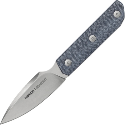 Viper MIRROR1 Spear Point Stonewash M390, Denim Canvas Micarta VT4060CD