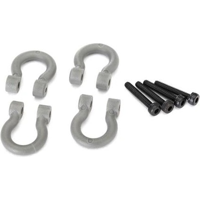 Traxxas D-образни куки за броня сиви (4): TRX-4