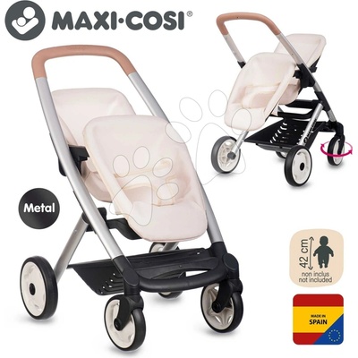 Smoby pre dvojičky s bezpečnostným pásom Twin Pushchair Sandy Maxi Cosi&Quinny