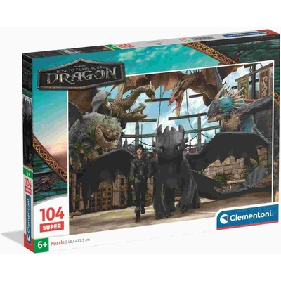 Clementoni Jak vycvičit draka 100 dílků