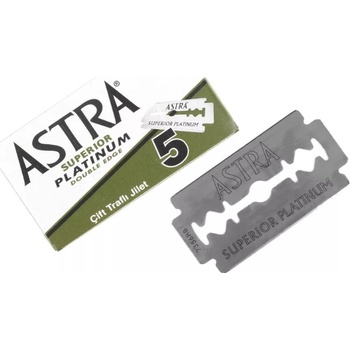 Astra Superior Platinum Double Edge žiletky 5 ks