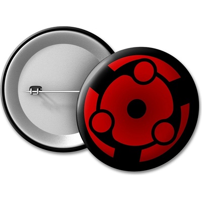 Naruto placka Eternal Mangekyo Sharingan Madara 50 mm
