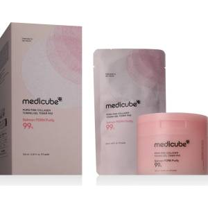 Medicube PDRN Pink Collagen Toning Gel Toner Pad 120 ml - parfimo