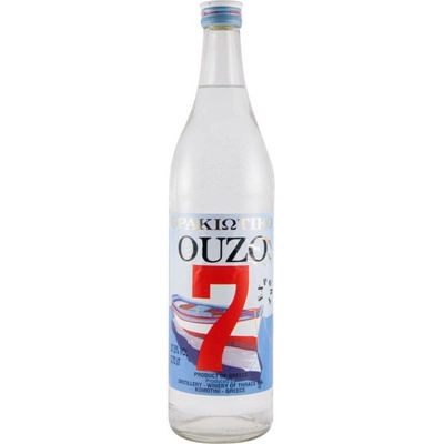 Ouzo 7 37,5% 0,7 l (čistá fľaša)