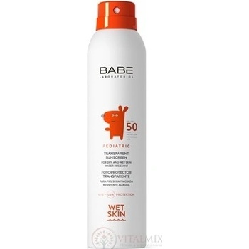 BABÉ SLUNCE Opalovací sprej pro děti SPF 50 (Pediatric Transparent Sunscreen) transparentní sprej s ochranným faktorem 200 ml