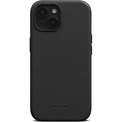 WOOLnut Leather Case for iPhone 15 - Black (K-WN-IP15-C-2403-BK)