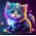 Norimpex - Puzzle Diamant painting: Colorful kitten 30x40cm - 1 - 39 piese