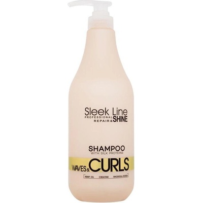 Stapiz Shampoo Sleek Line Waves & Curls šampón 1000 ml