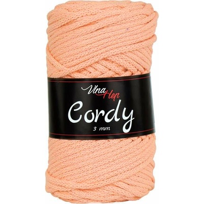 Příze Cordy 3mm 8011 oranžová světlá (F747)