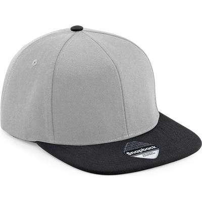 Beechfield B 661 Original Snapback 6 panelová COT53066131399-grey/black Šedá/černá