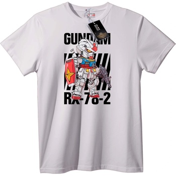 NOONEBRAND Тениска Gundam RX-78-2 Аниме - 6XL, Black