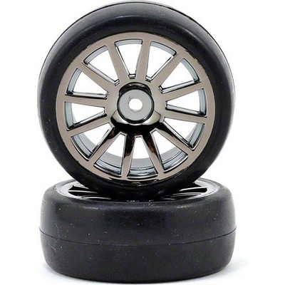 Traxxas kolo disk 12-spoke černý pneu slick 2