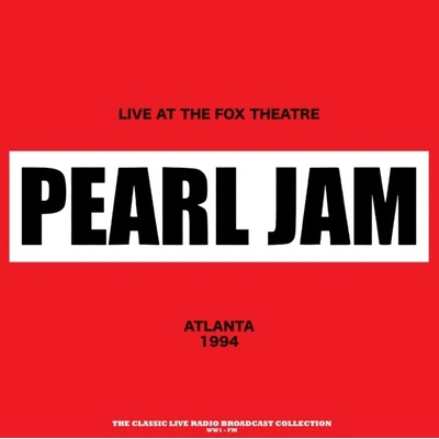 PEARL JAM - Live At The Fox Theatre 1994 Red/Black Splatter LP