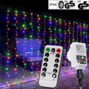 Voltronic Vianočný záves 6 x 3 m 600 LED farebný