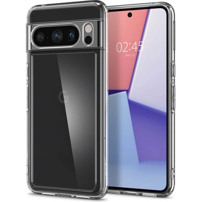 Spigen Противоударен Калъф за Google Pixel 8 Pro, Spigen Ultra Hybrid Case, Прозрачен (ACS06315)