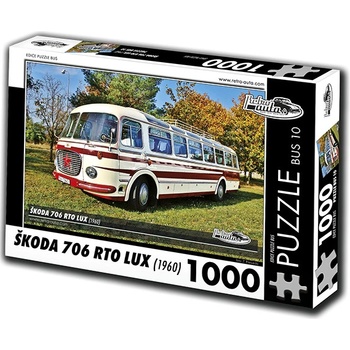 Retro-auta Škoda 706 RTO LUX 1960 1000 dílků