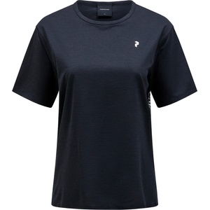 Peak Performance Фланелка с къс ръкав за колоездене Peak Performance Women's Trail S/S Sport shirt - Black (916-1730-0412)