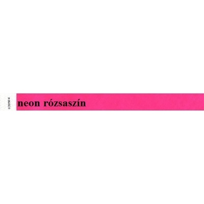 Identifikační náramky 3/4", neon růžová, tyvek, 100 ks – Zboží Dáma