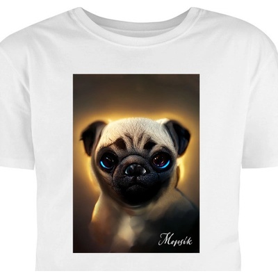 Tričko s potlačou Mopsík