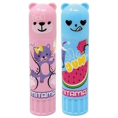 MITAMA lepiaca tyčinka 2× 15 g, ružová/modrá