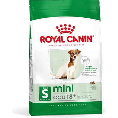 Royal Canin Mini Adult 8+ 2 кг суха храна за кучета на възраст от 8 до 12 години, малки породи