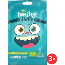 Jihočeské Jerky Bio bejby hovězí 3 x 20 g