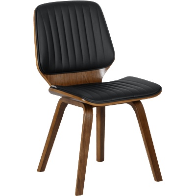 Carmen Трапезен стол Carmen 9978 - орех/черен