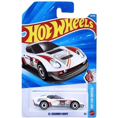 Mattel Hot Wheels EL Segundo Coupe bílé