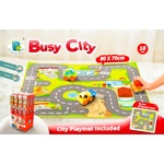 Felyx Toys Kiddy Go Килим с 3 мини колички Busy City