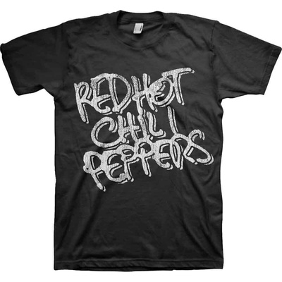 Red Hot Chili Peppers Black & White Logo Black L Риза (<![CDATA[RHCPTS09MB03]]>)