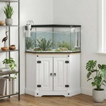 vidaXL Стойка за аквариум CORONA Бяло 70 x 70 x 73 cm 300 кг (42034042)