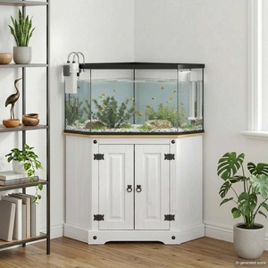 vidaXL Стойка за аквариум CORONA Бяло 70 x 70 x 73 cm 300 кг (42034042)