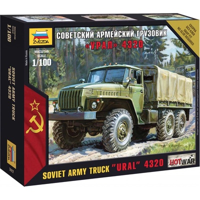 Zvezda nákladní automobi Ural 4320 Wargames HW 7417 1:100