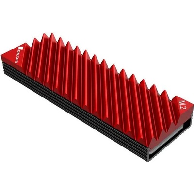 JONSBO Пасивен охладител Jonsbo M. 2 SSD, оребрен, Червен (ZUWE-421)
