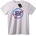 NOONEBRAND Тениска NASA лого с червена линия - XS, White
