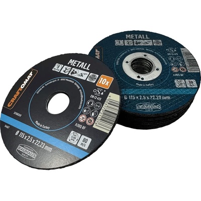 Craftomat Rezný kotúč 115 mm 34688100 10 ks