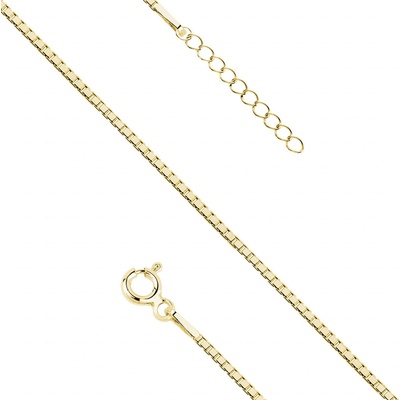 Lunica Zlacený stříbrný náramek 0293