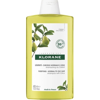 Klorane Cédrat šampón pre normálne vlasy 400 ml