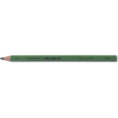 KOH-I-NOOR Цветен молив, шестоъгълен, дебел, koh-i-noor "3424", зелен 342400f003ks (342400f003ks)