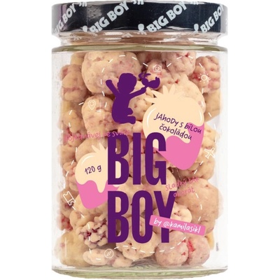 Big Boy Jahody v bielej čokoláde @kamilasikl jahody v bielej čokoláde 120 g