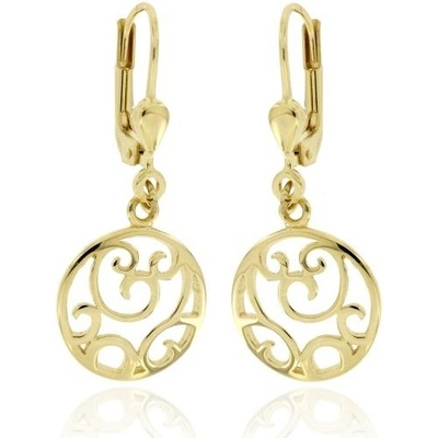 Zlatnictví U Kostela zlaté visací náušnice 288ž