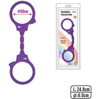 Силиконови белезници в лилав цвят Handcuffs in Purple