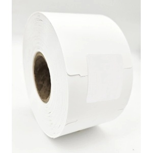 CDRmarket Незалепващи PVC етикети, 58x101 мм, 500 бр. , за TTR, бели, ролка (F03058x101/0500)
